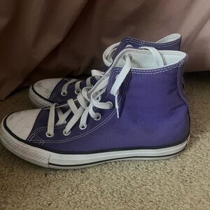 Converse Purple High-Top Sneakers